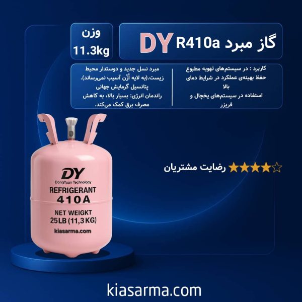 گاز R410a دی وای