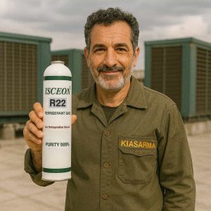 گاز R22 یک کیلویی ایسکون