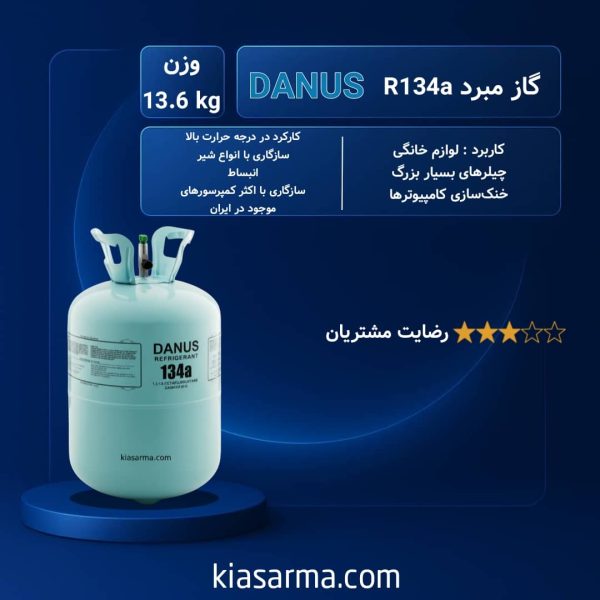 گاز R134a دانوس