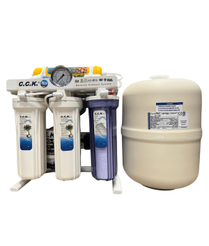 دستگاه تصفیه آب 19 لیتری با مخزن تانک پک تایوان 6 مرحله cck