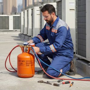 گاز مبرد R407 ای بی سی